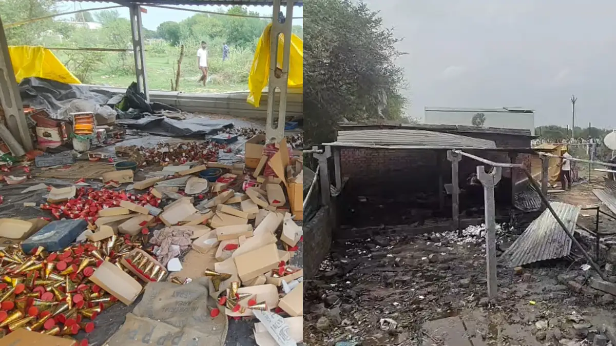 8 killed, several injured in blast at Ahmedabad firecracker factory operating illegally | Gujarat - India TV News