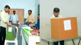 Chief Minister Revanth Reddy casts his vote 