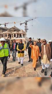 Chief Minister Yogi Adityanath inspects construction work