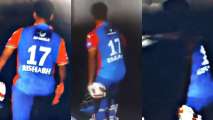 WATCH: Rishabh Pant slams his bat into curtains in frustration after getting out vs Rajasthan Royals