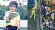 After receiving gift ball from MS Dhoni, young girl promises to play for India | WATCH