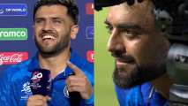 WATCH | Rashid Khan gatecrashes Fazalhaq Farooqi's post-match interview