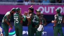 WATCH | Bangladesh batter takes cue from team dugout before opting for DRS vs Nepal - T20 World Cup