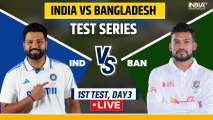 IND vs BAN 1st Test Live: India aim to take lead beyond 400 after overnight rain in Chennai on Day 3