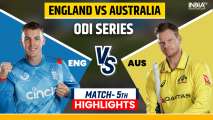 ENG vs AUS 5th ODI Highlights: Australia win decider by 49 runs (DLS method), take series 3-2