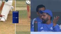 Virat Kohli opts against taking DRS after being adjudged LBW, Rohit's reaction goes viral | WATCH