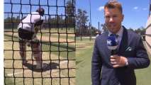 Rohit Sharma hits nets at Optus Stadium as David Warner reports on India captain's prep | WATCH