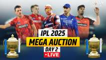 IPL Mega Auction 2025 Live Updates: Sundar and Jansen among other stars up for grabs on day 2