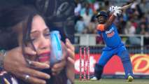 Sanju Samson's gigantic six hurts female spectator on face, onlookers apply ice pack | WATCH