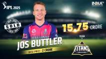 Gujarat Titans beat PBKS and LSG to sign Jos Buttler for Rs 15.75 crore in IPL 2025 mega auction