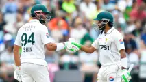 Shan Masood, Babar Azam shatter Test record with valiant partnership after following-on in Cape Town