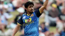 Theekshana scripts history with an ODI hat-trick against New Zealand as Sri Lanka restrict Kiwis