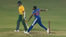 Did third umpire make mistake in Jasprit Bumrah's historic 100th T20I wicket? Internet reacts