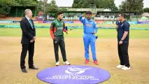 Bangladesh lose seven wickets for 22 runs as India win by 18 runs in U19 World Cup 2026