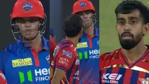 Prince Yadav and Tristan Stubbs exchange heated words during DC vs LSG IPL 2026 clash, video viral