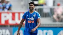Harshit Rana stars with three-wicket haul on international return as Ireland make decent total