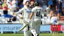 Devon Conway, Tom Latham dominate England with 317-run partnership on Day 1 of third Test