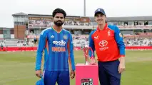 IND vs ENG 1st T20I LIVE Cricket Score: Abhishek falls after fifty; Shreyas-Tilak in middle
