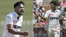 Two Pakistan players fined by ICC for inappropriate celebrations during first Test vs West Indies
