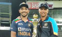 Exclusive | Dravid's 'chart paper' exercise and Bhuvneshwar Kumar's pep talks - Sakariya recalls SL 