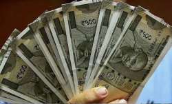 The rupee touched an intra-day low of 77.76 and a high of
