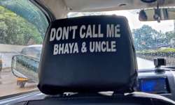 Uber driver places 'Don't call me uncle' notice on car