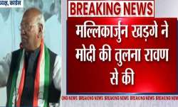 Congress president Mallikarjun Kharge compares PM Modi with