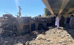 Pakistan: Passenger coach falls into ravine in