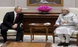 Russian President Vladimir Putin with his Indian excellency
