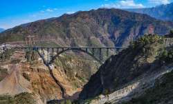 Chenab Rail Bridge, worlds highest railway bridge, over the