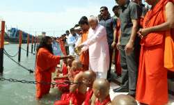 Swami Ramdev organized a 'Sanyas Diksha Parv' ceremony at