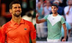 Novak Djokovic and Carlos Alcaraz in French Open 2023 