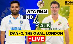 WTC Final 2023 Live Score IND vs AUS Day 2