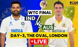 WTC Final Day 3 IND vs AUS Live Score and Updates