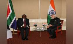 PM Modi speaks with South African President Cyril Ramaphosa, pm modi discusses cooperation in BRICS 