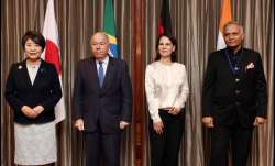 Foreign Ministers of G4 countries in New York