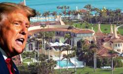 Former US President Donald Trump and his Mar-a-Lago a
