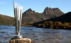 ICC Men's T20 World Cup trophy.