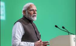 Prime Minister Narendra Modi in the COP28 World Climate