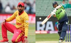 Sikandar Raza (left) and Paul Stirling (right).