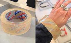 Balenciaga's tape-like bracelet