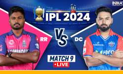 RR vs DC IPL 2024 Live Score