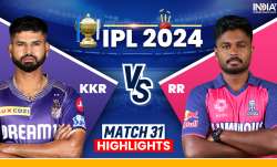 KKR vs RR IPL 2024 Highlights