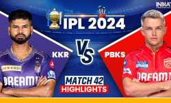KKR vs PBKS, IPL 2024 Highlights
