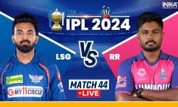 LSG vs RR IPL 2024 Live Score
