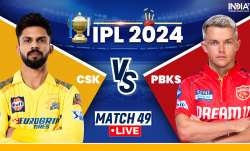 CSK vs PBKS, IPL 2024 Live Score