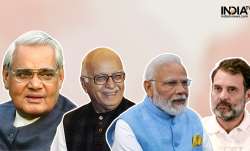 Atal Bihari Vajpayee, LK Advani, Narendra Modi and Rahul