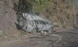 Uttarakhand news, Uttarakhand road accident, Five dead car falls into deep ditch, Dehradun road acci