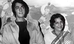 Sanjay Dutt with mother Nargis