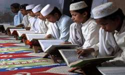 Students at a madarsa